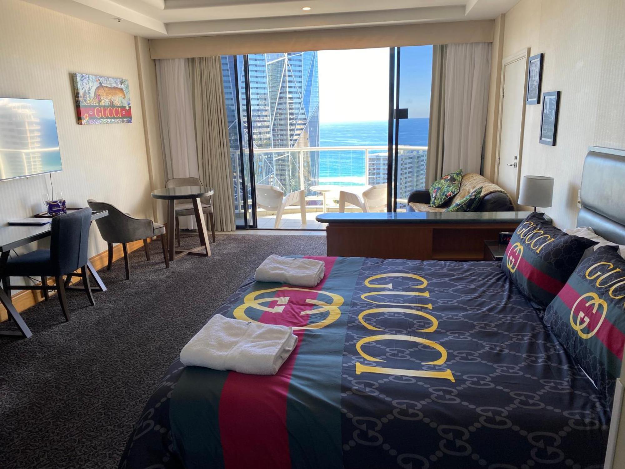 Luxury Privately Owned Ocean View Studio Apartments At O4Ks Gold Tower Gold Coast Eksteriør bilde